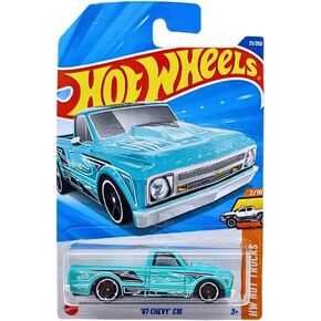 Hot Wheels 67 Chevy C10 Teal, HW Hot Trucks 2/10