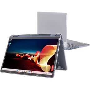 mCover case ONLY Compatible for 2022-2024 13.3" Lenovo Yoga 6 13ABR8 | 13ALC7 Series 2-in-1 Windows Notebook Computers (NOT Fitting Any Other Models)- Clear