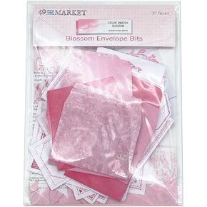 49 AND MARKET Color Swatch: Blossom Envelope Bits, Multicolor