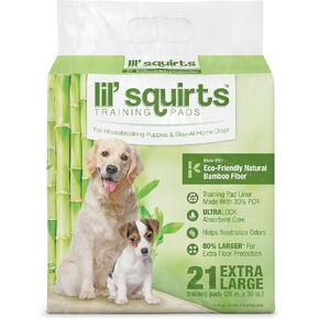 LIL' SQUIRTS Bamboo XL Training Pads 21 Count