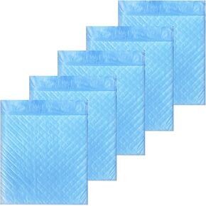 Disposable Underpads with Leak-Proof Quick-Dry Design for Incontinence, Absorbent & Won’t Leak Pads for Dogs and Puppy Potty Training,5 Count Blue Home Protection Pads -24 x 24 Inch