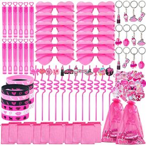 122pcs Pink Party Party Favors for Girls ، Pink Girls Birthday Party Form