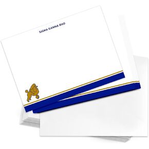 Desert Cactus Sigma gamma rho notecards sgrhos poodles divine 9 attationery cardstock 10 pack تشمل الأظرف حفل Memo شكرًا لك (Notecard Design c)