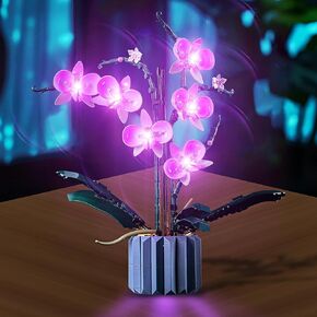 إضاءة LED متوافقة مع Lego Orchid 10311 ، مجموعة الضوء المتوافقة مع LEGO 10311 ، مع إعطاء الضوء للنموذج ، وليس تضمين مجموعة النموذج （الإصدار القياسي الجديد）