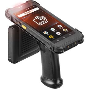Munbyn Android Barcode Scanner مع ملء الشاشة 5.5 بوصة وشاحن Dock Android 11 ، تجهيز مع Zebra SE4710 Scanner Engine PDA PDA Mobile Computer Wi-Fi 6 ، 4G LTE ، Bluetooth 5.1 ، Inventory Scanner