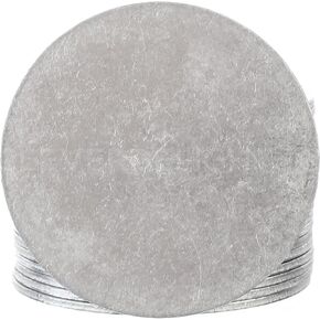 CleverDelights 2" Round Stamping Blanks - 25 Pack - 14GA (.063") Aluminum Discs Tags