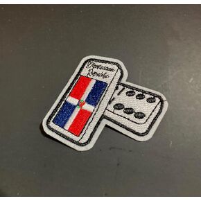 Dominican Domino Double Six Accessories Patch - Iron On or Sew On
