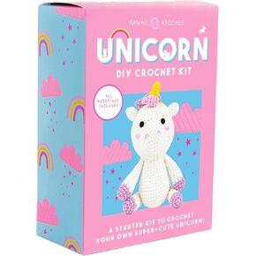 هدية جمهورية جديدة Kawaii Krochet - DIY Unicorn Crochet Kit
