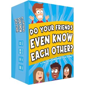 Do Your Friends Even Know Each Other, The Ultimate Party Card Game for Adults and Teens, Perfect for Game Night and a Great Gift for Friends
