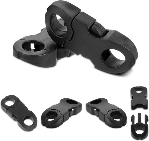 25 PCS Paracord Netclace Clasps 6mm Hole Hole Sidaway reghing regly placle paracord accessories exhip Open Necklace Clasp Paracord buckles for bracelet chaklet clasp cameras cameras cameras in Kuwait