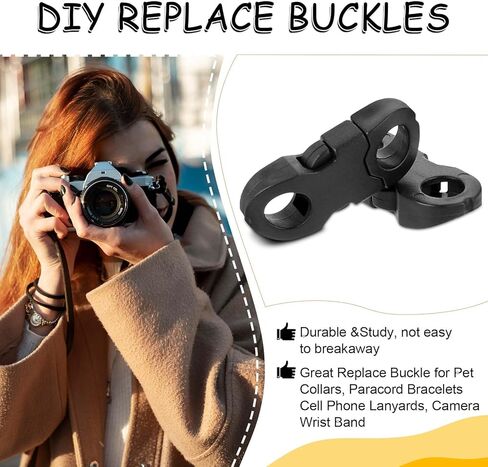 25 PCS Paracord Netclace Clasps 6mm Hole Hole Sidaway reghing regly placle paracord accessories exhip Open Necklace Clasp Paracord buckles for bracelet chaklet clasp cameras cameras cameras in Kuwait