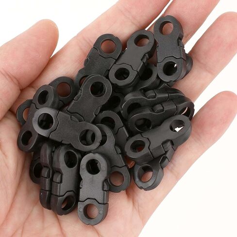 25 PCS Paracord Netclace Clasps 6mm Hole Hole Sidaway reghing regly placle paracord accessories exhip Open Necklace Clasp Paracord buckles for bracelet chaklet clasp cameras cameras cameras in Kuwait