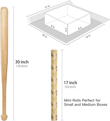 RUSPEPA St. Patrick's Wrapping Paper Roll, Mini Roll, Lucky Clovers Gift Wrap, Green Pliad Kraft Paper for St. Patrick Day, Holiday Party and Any Occasion, 17 Inches x 16.4 Feet in Saudi Arabia