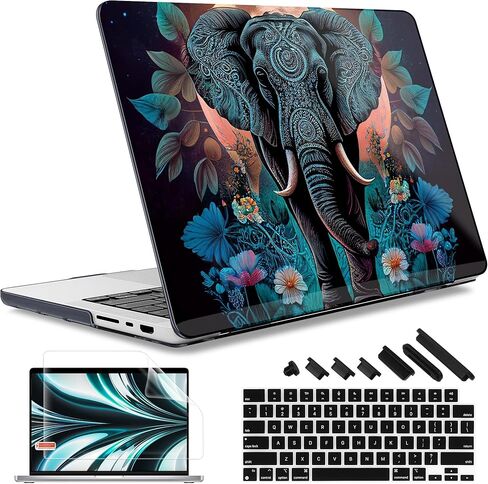May Chen Case لـ M4 MacBook Pro 16 بوصة A3403 Max A3186 ، M3 A2991 M2 A2780 M1 A2485 Pro Max 2024 2023 2022 2021 releas in Kuwait
