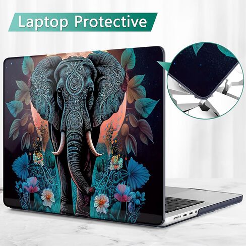 May Chen Case لـ M4 MacBook Pro 16 بوصة A3403 Max A3186 ، M3 A2991 M2 A2780 M1 A2485 Pro Max 2024 2023 2022 2021 releas in Kuwait