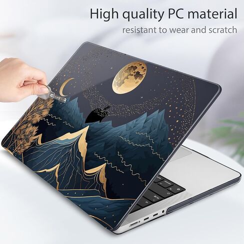 May Chen Case لـ M4 MacBook Pro 16 بوصة A3403 Max A3186 ، M3 A2991 M2 A2780 M1 A2485 Pro Max 2024 2023 2022 2021 releas in Kuwait