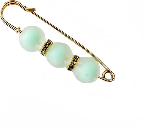 3 Per Pack Brooch Pins Dress Decoration and Waist Tightener Safety Pins, Perfect for Tight Waistbands, Diverse Styles of Alloy and Imitation Pearl Brooches,Exquisite Pearl Brooch in Kuwait