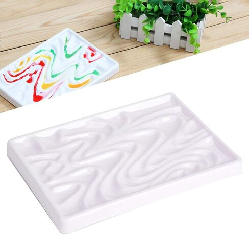 لوحة ألوان مائية من الخزف الأبيض لوحات الطلاء الفنان لوحات السيراميك الاحترافية للرسم بالألوان المائية in Kuwait