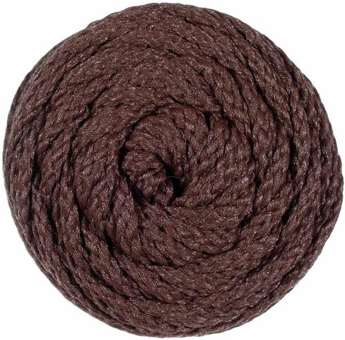 4MM Bonnie Cord, 100 Yards, Brown - Macrame Cord in Saudi Arabia