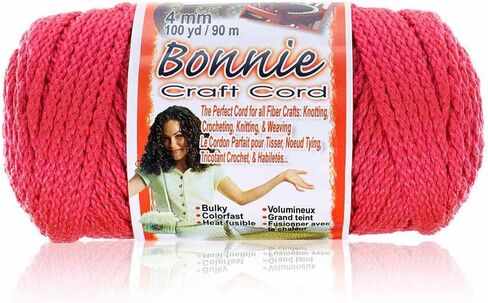 4MM Bonnie Cord, 100 Yards, Brown - Macrame Cord in Saudi Arabia