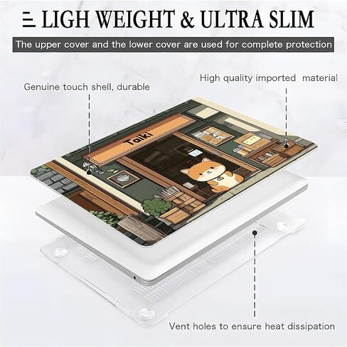 متوافق مع MacBook Air 13.3 13.6 بوصة العلبة 2022 2021 2020 2019 غطاء علبة الصلابة الصلبة البلاستيكية ، 13.3 الهواء (A1932/A2179/A2337) ، الزهور البرية والجبال in Kuwait