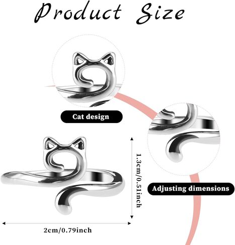 SIBBA 6 PCS CROCHET YARN RING RENTER TENTENT RATES RAINGS FOR FINGERS RIDED FASTER METAL CAT GUID in Kuwait