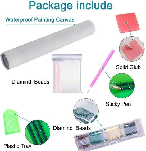 طلاء الماس 5D بواسطة مجموعة الأرقام للبالغين ، DIY Full Drill Toolkit Friends TV Show Perk Perk Embroidery Rhinestone Painting Arts Craft for Home Wall Decor in Kuwait