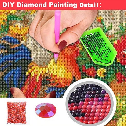 طلاء الماس 5D بواسطة مجموعة الأرقام للبالغين ، DIY Full Drill Toolkit Friends TV Show Perk Perk Embroidery Rhinestone Painting Arts Craft for Home Wall Decor in Kuwait