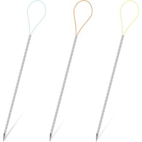 3Pcs Snag Nab It Tool Snag Repair Needles Useful Repair Sewing Tool with Fish Thread Clothing Sewing Tools Thread Snag Magic Needle Tool for Hand Quilting Needs