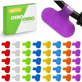 40 PCS Cable Labels, Multi-Color Cord Labels Tags for Electronics, Write On Wire Labels, Reusable Cable Tags, Cable Management Identification