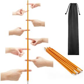 Helium Stick Game Team Building Games for Work,Corporate Team Building Games,Build Teams and Communication Skills,Challenge Success for Leadership Listening,Easy to Carry,Yellow,11.8ft