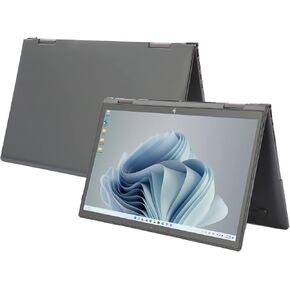 mCover Case Compatible for 2021~2022 15.6" HP Envy x360 15-ESxxxx (Intel CPU) / 15-EUxxx (AMD CPU) Series Laptop ONLY (NOT Fitting Any Other HP Models) - Black
