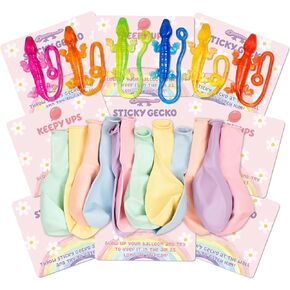 36 Pcs Party Favors, Sticky Gecko, Up Macaron Balloon Party Favors for Blue Paw Dog Bingo Birthday Party Favors Decorations for Girls, Family Party Games