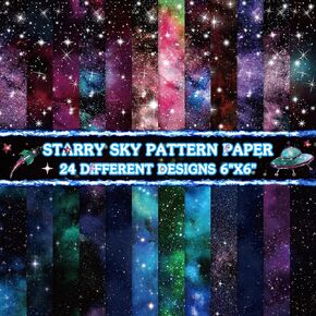 24 Sheets Colorful Marble Scrapbook Paper,Funny Origami Pattern Paper for Adults Teens Kids,Dazzling Aesthetics Style for DIY Pattern Scrapbook Card Making