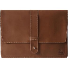 BEVEL & AWL 100% Full Grain Cow Leather Laptop Sleeve for Pro 14 Inch (M1, M1 Pro, M2, M2 Pro & M3) 2021-2024, Premium Handcrafted Air Sleeve, Laptop Sleeve 13 Inch & 14 Inch Laptop Case