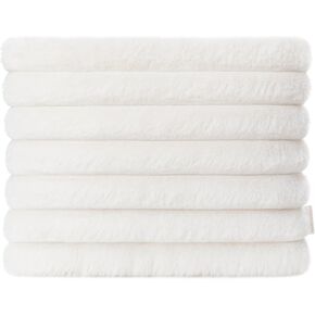 Comfyable Puffy Laptop Sleeve 13 14 15 Inch for Women, Compatible with MacBook Air & MacBook Pro M4 M3 2024, Soft Faux Fur Fluffy Plush Furry Pillow Case for Computer, Rice