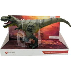 Tyrannosaurus Rex Green Soft Dinosaur Toy Figure for Kids - Realistic Dinosaur with Safe, Soft Material - Educational and Fun Prehistoric Play for Boys and Girls