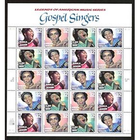 Gospel Singers Full Sheet of 20 32 Cent Stamps Scott 3216-19