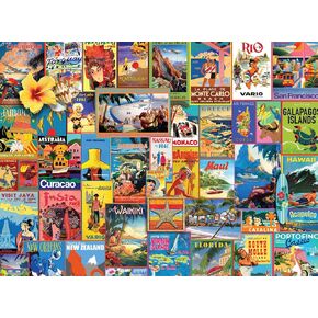 Buffalo Games - Lewis T Johnson - Exotic Destinations - 1000 Piece Jigsaw Puzzle for Adults -Challenging Puzzle Perfect for Game Nights - Finished Size is 26.75 x 19.75
