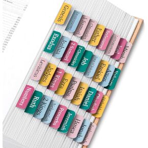 Mr. Pen- Bible Tabs, 75 Tabs, Serene Spring, Laminated Bible Tabs for Women and Men, Bible Tabs for Study Bible, Bible Index Tabs, Bible Book Tabs, Bible Labels Tabs, Mr Pen Bible Tabs