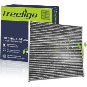 Cabin Air Filter- Coconut Shell Activated Carbon Replacement for Car Passenger CF11811,CP819 -Applicable for MAZDA:/ 3 (2014-2018)/ 6 (2014-2021)/ CX-5 (2013-2024),more+