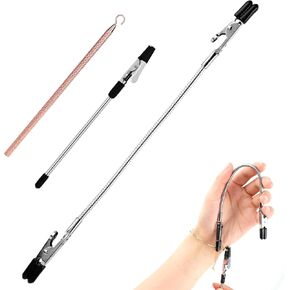 3pcs Bracelet Helper Tools, Wearing Assistance Hook and Clips to Put on Yourself Flexible Fastener Metal Helper Tool Bracelet Auxiliary Buddy for Jewelry Bracelets Watch Necklace Clasps Zippers Crafts