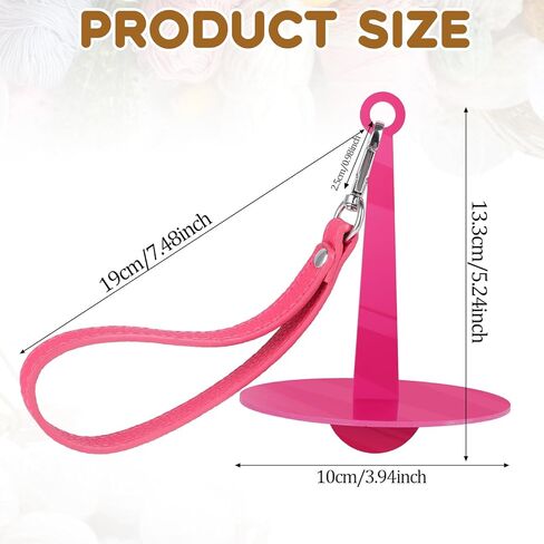 حامل خيوط المعصم Molain ، acrylic quarn ball minder Stand with Wrist Strap Portable Yarn Minder منع تخزين خيوط التشابك للحياكة المحفوفة بالحياكة (Rose Red) in Kuwait