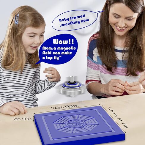 Rotating Floating UFO Maglev Gyroscope - Focus and Patience Training Educational Toy for Adults- Creative Gift Idea in Kuwait