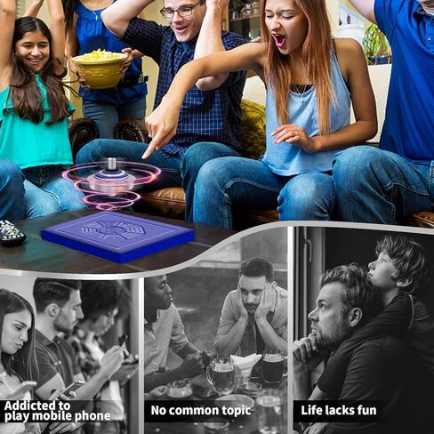 Rotating Floating UFO Maglev Gyroscope - Focus and Patience Training Educational Toy for Adults- Creative Gift Idea in Kuwait