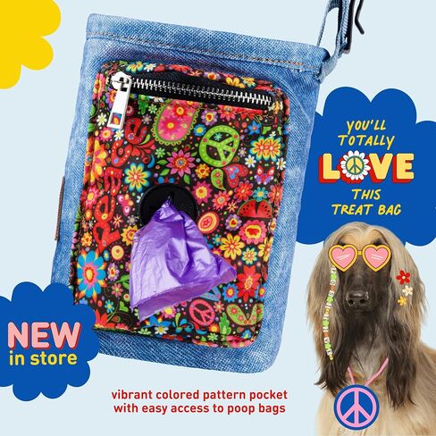 INSPECTOR TAIL Dog Treat Pouch Hands Free w 4 Ways to Wear | Lightweight Dog Training Bag w Adjustable Belt & Waist Clip | No Spill & Easy Access w Airtight Drawstring | Pet Tote w Poop Bag Dispenser in Kuwait