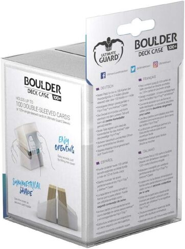 Ultimate Guard Frosted Boulder 100+ حامي علبة مربع سطح الشقوق in Kuwait