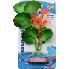 ColorBurstFlorals Broad Lily Leaf Mini Betta Silk Aquarium Plant