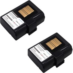 2-Pack 2600mAh Replacement Battery for Zebra ZQ610 ZQ520 QLN220 QLN320 ZQ500 ZQ620 ZR628 ZR658 ZR668 Printer, fits Part Number BTRY-MPP-34MA1-01 P1023901 P1031365-025