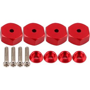 4pcs mm to 12mm Hex Combiner, Hex Adapter Wheel Hub, Hex Adapter Ary for WPL D12 1/10 RC Trucks
